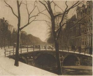 Herengracht Met Sneeuw by Willem Witsen