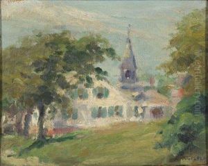 Cape Cod Church by Arthur William Woelfle