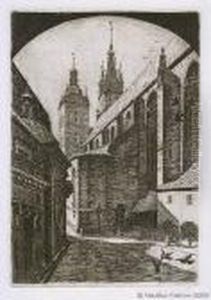 Kosciol Mariacki W Krakowie by Jan Wojnarski