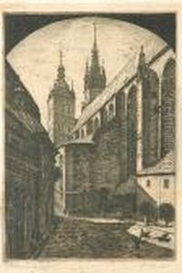 Widok Na Kosciol Mariacki W Krakowie Widok Na Kosciol Mariacki W Krakowie