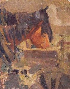 Konie, Ok. 1902 by Witold Wojtkiewicz