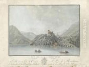 Vue De Rinkenberg/sur Le Lac De Brienz by Caspar Wolf
