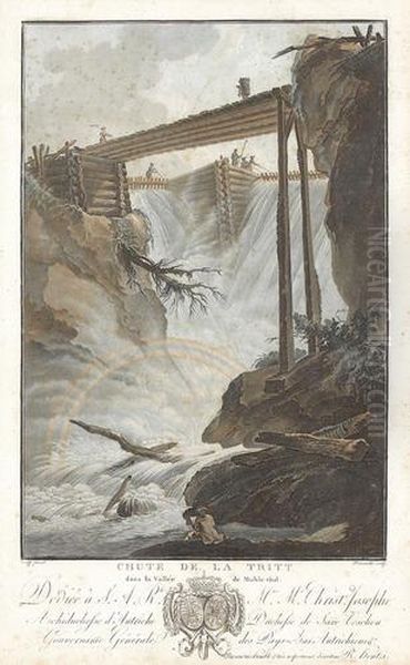 "chute De La Tritt/dans La Vallee De Muhle-thal.". - view 1