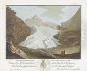 "glacier De Rosenlaui Dans Le Pays De Hasly.". by Caspar Wolf