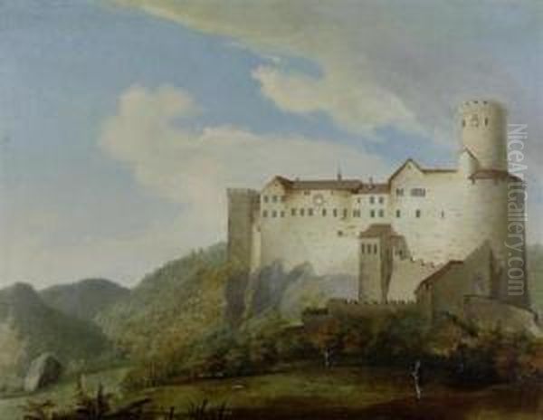 Castle Neu Bechburg Near Onsingen. 1778. - view 1