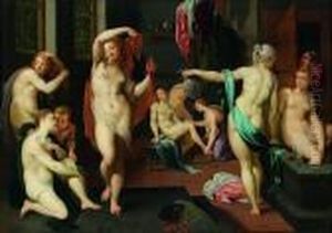 Le Bain Des Femmes by Artus Wollfort