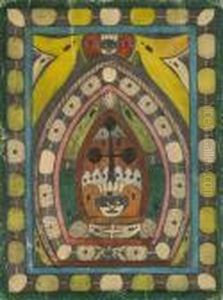Das Eisen-ross,im Stoker-zuk by Adolf Wolfli