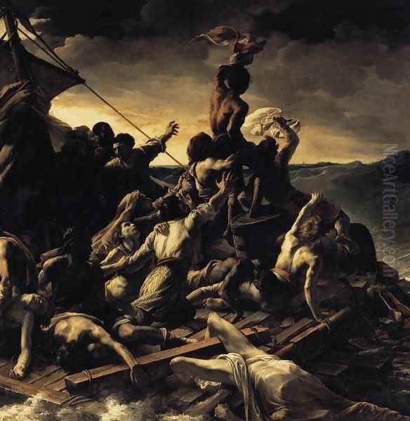The Raft of the Medusa (detail) 1818-19 by Theodore Gericault