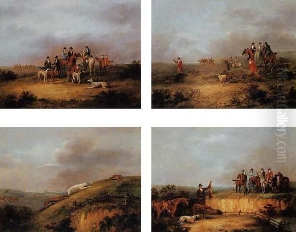 In The Slips; Going Out; The Finding; And The Kill: A Set Of Four
Coursing Scenes - view 1