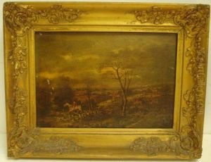 Four Hunting Scenes by Dean Wolstenholme, Jr
