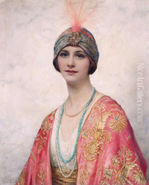 A Beauty In Eastern Costume - view 1