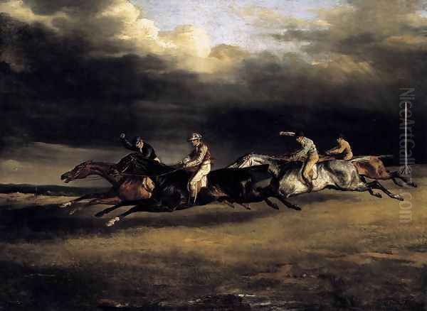 The Epsom Derby 1821 by Theodore Gericault