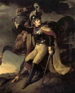 The Wounded Officer of the Imperial Guard Leaving the Battlefield 1814