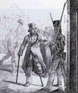 Swiss Guard and Wounded Veteran 1819