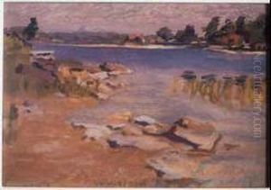 Rocky Shoreline by William John Wood