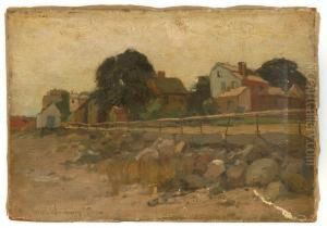 Seaside Village by Charles Herbert Woodbury