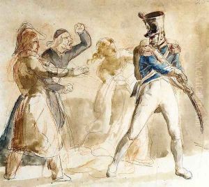 A Soldier Berated by a Priest