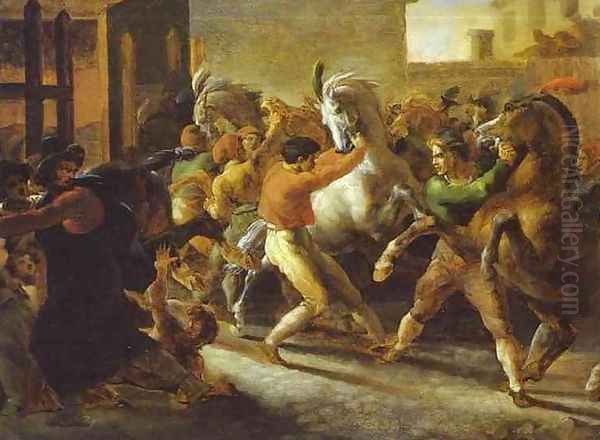 Horse Races in Rome - view 1