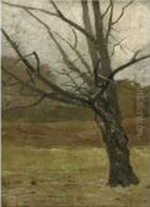 A Tree At The End Of Winter by Charles Herbert Woodbury
