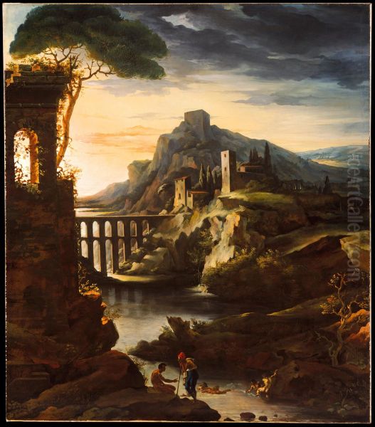 Landscape with an Aqueduct - view 1