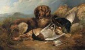 Spainels With Dead Game by William Arnold Woodhouse