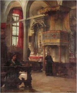 The Interior Of St.peter Martyr, Murano Venice