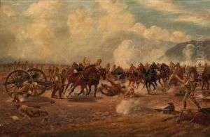 Bataljscen by Richard Caton Woodville