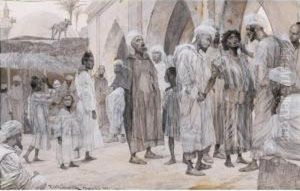 Le Marchand D'esclaves by Richard Caton Woodville