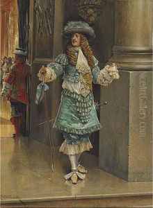 A Gentleman Of The Court by Richard Caton Woodville
