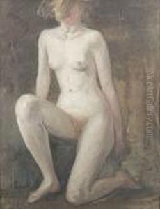 409. Attributed To Ellsworth Woodward , "standing Nude" 409. Attributed To Ellsworth Woodward , "standing Nude"