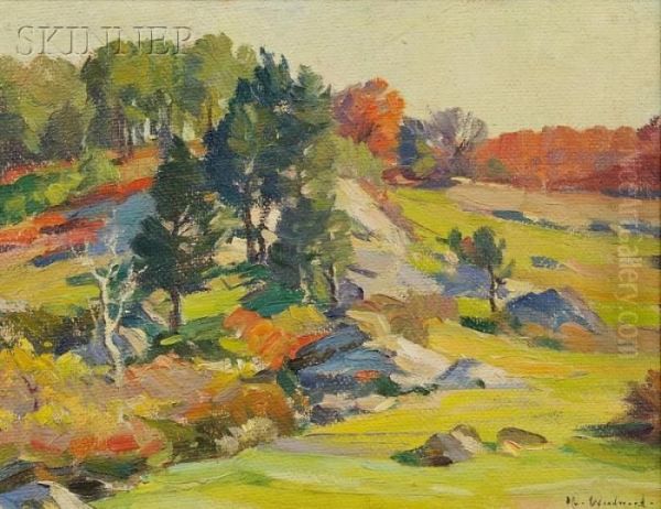 The Hills Of New England, Autumn - view 1