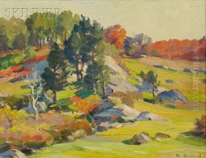 The Hills Of New England, Autumn by Mabel May Woodward
