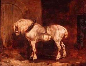 A Cart Horse by Theodore Gericault