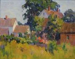 Cape Cod Farm by Mabel May Woodward