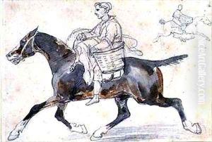 English butcher on horseback by Theodore Gericault