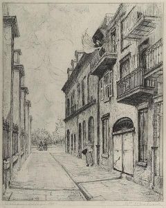 Orleans Alley 191, New Orleans by William Woodward