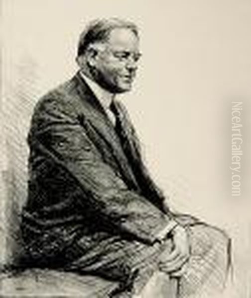Two Portraits Woodrow Wilson Herbert Hoover Xi Dc - view 1