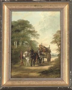Departing From Home; And The Woodsman by Henry Charles Woollett