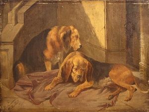 Two Bloodhounds