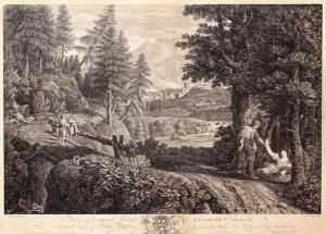 Landscape With Staffage by William Woollett