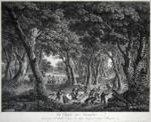 La Chasse Au Sanglier by William Woollett