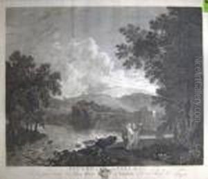 Woolet , After Richard Wilson , 
'cicero At His Villa', Engraving, 44.5cm X 56cm, Framed, Plus One Other by William Woollett