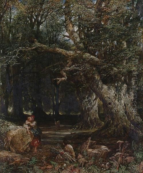 Faggot Gatherers In A Wood. - view 1