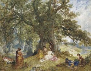 Fete Champetre by Alfred Woolmer