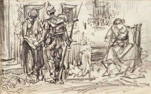 Der Abschied by Josef Wopfner