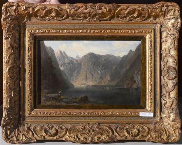 Bergsee Mit Frau. - view 1