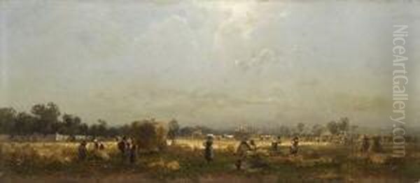 Heuernte Vor Munchen. - view 1