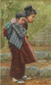 "pick A Back" by Theodore Wores