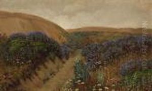 Over The Dunes To The Sea by Theodore Wores