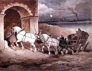 Le Tour a Platre by Theodore Gericault